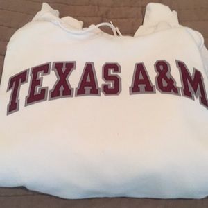 Men’s white Texas A&M hoodie